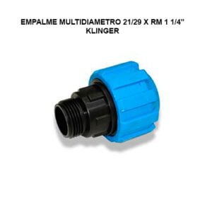 Empalme multidiametro 21/29 X RM 1 1/4"