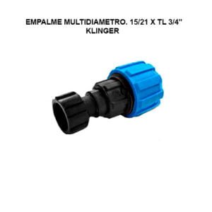 Empalme multidiametro 15/21 X TL 3/4"