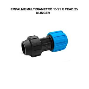 Empalme multidiametro15/21 X PEAD 25