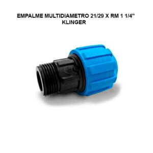 Empalme multidiametro 21/29 X RM 1 1/4"