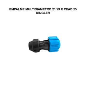 Empalme multidiametro 21/29 X PEAD 25