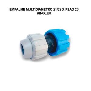 Empalme multidiametro 21/29 X PEAD 20