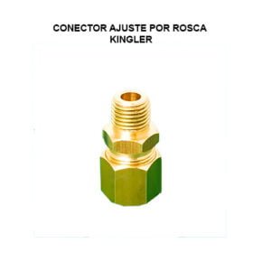 Conector ajuste por rosca gas macho-armado