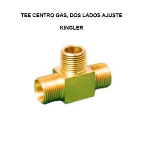 Tee centro gas, ajuste dos lados