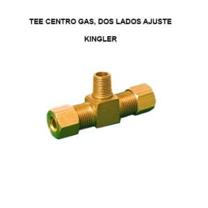 Tee centro gas, ajuste dos lados-armada