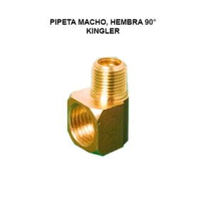 Pipeta macho,hembra 90°