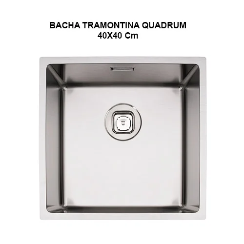 Bacha Tramontina Quadrum Satinada 40x40 cm
