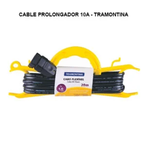 Cable Prolongador 10A v- 20m con enrrollador