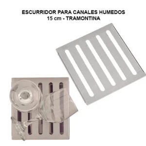 Escurridor para canales húmedos