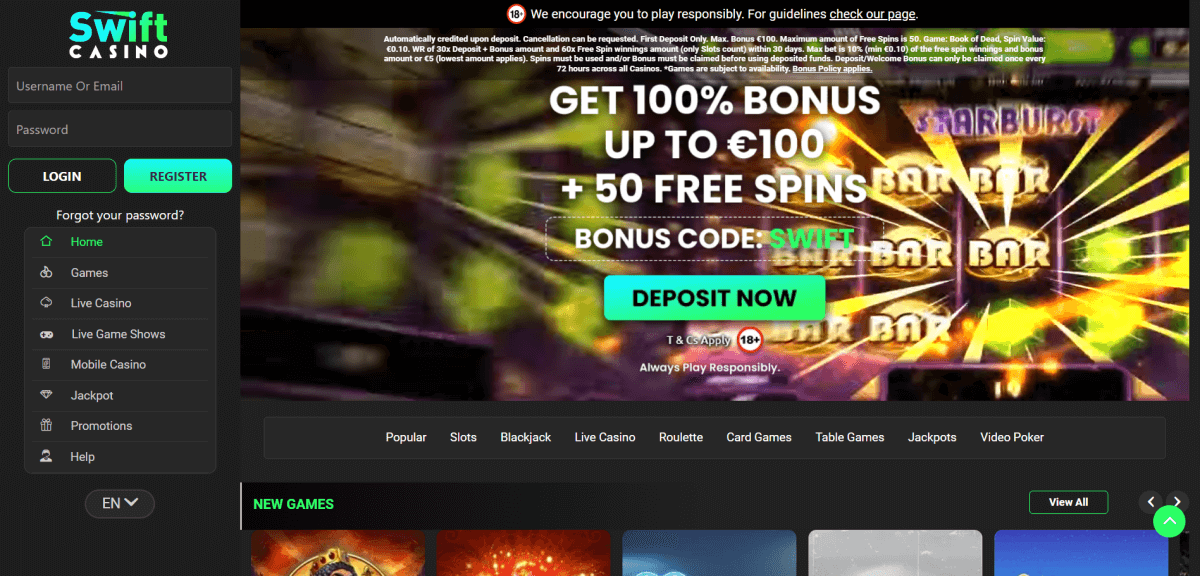 Oplev Spændingen ved Swift Casino DK 2026 862999285